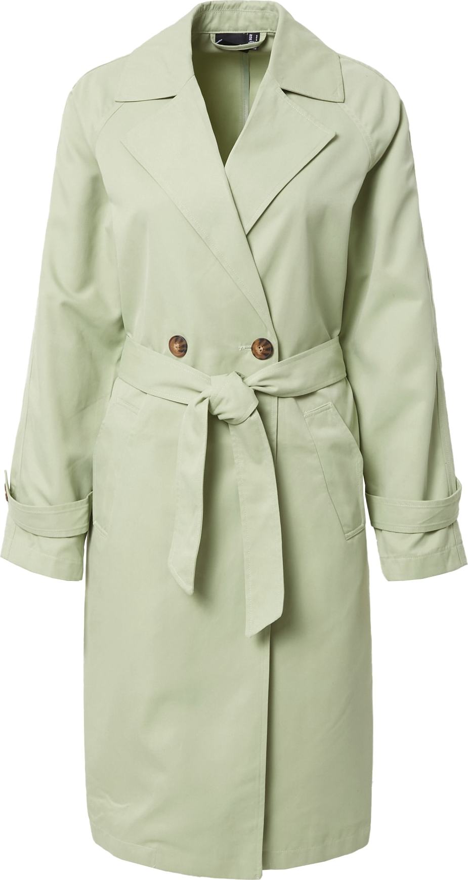 VERO MODA Přechodný kabát 'LOU' pastelově zelená