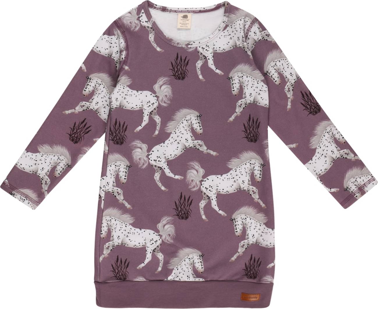 Walkiddy Šaty lenvandulová / mix barev