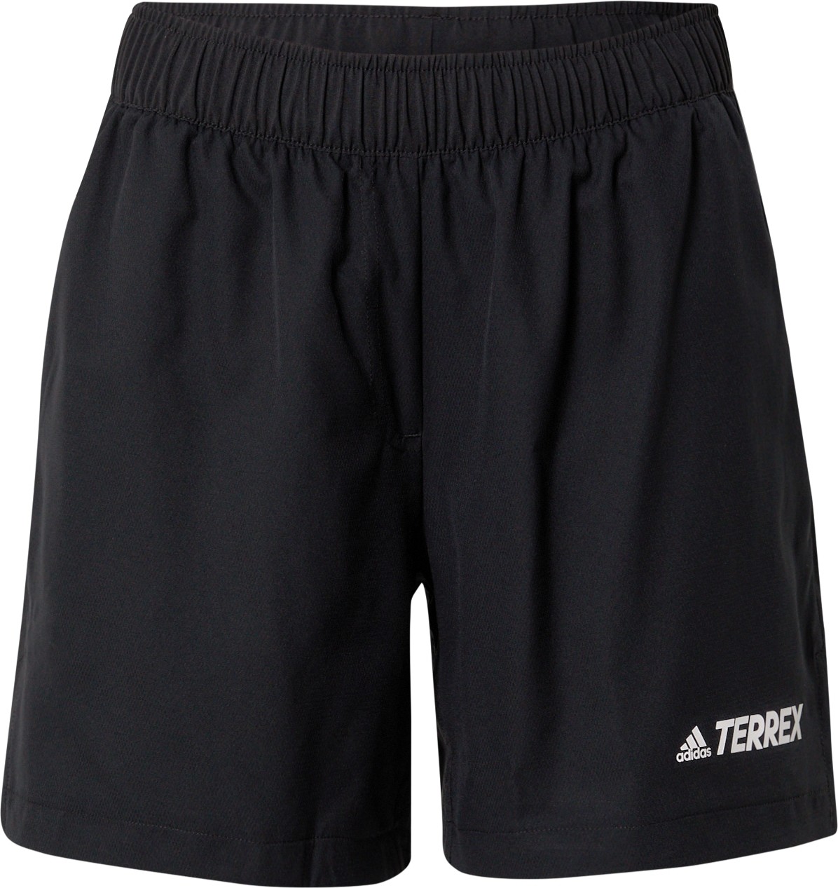 ADIDAS TERREX Sportovní kalhoty černá / bílá