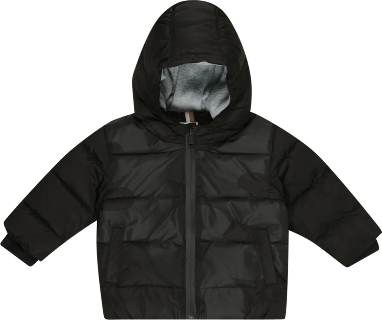 BOSS Kidswear Zimní bunda černá