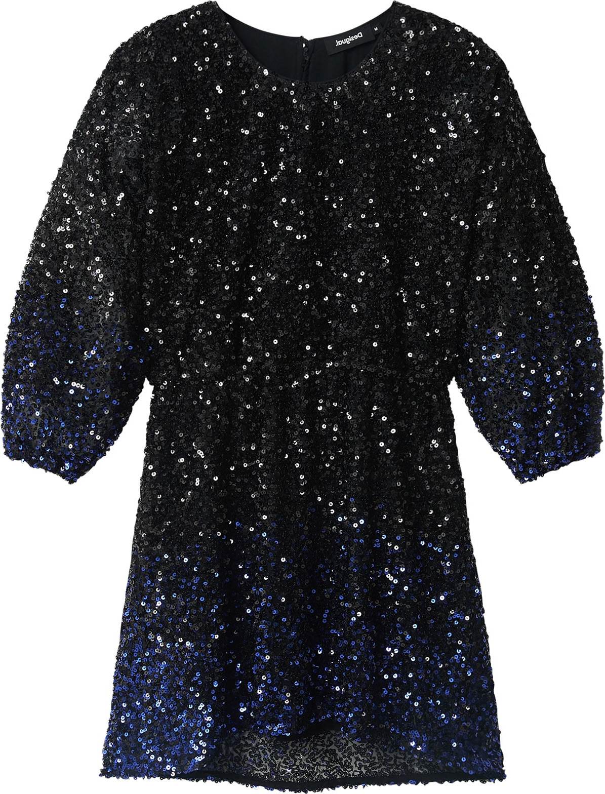 Desigual Šaty 'Saturno' marine modrá / černá