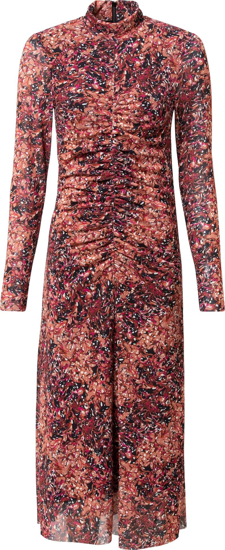 Hofmann Copenhagen Šaty 'SAMMIE' fuchsiová / světle růžová / černá / bílá