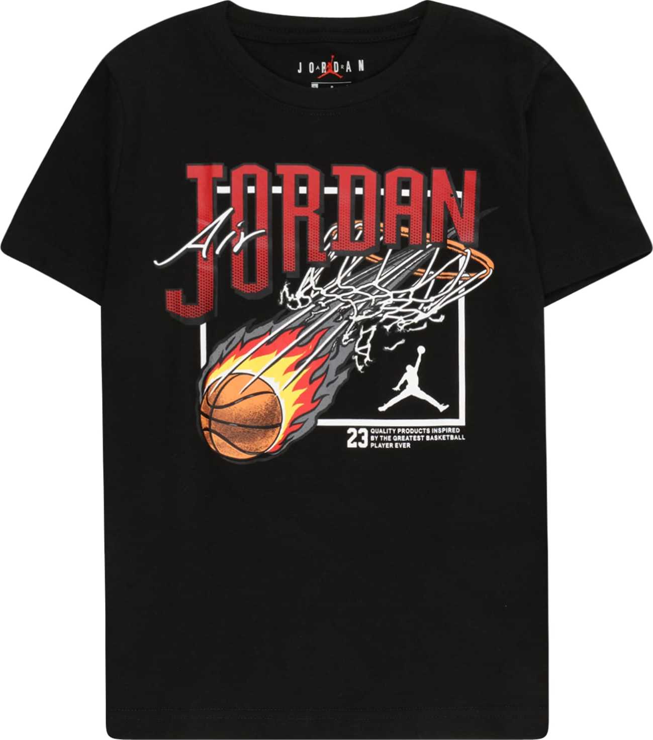 Jordan Funkční tričko 'DUNK' žlutá / červená / černá / bílá