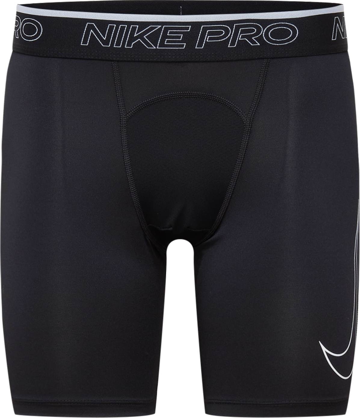 NIKE Sportovní spodní prádlo černá / bílá