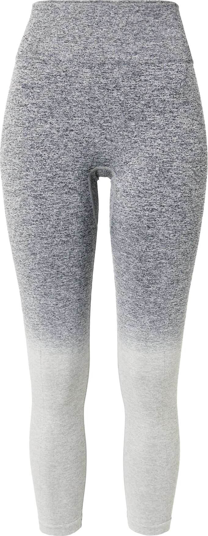 NU-IN Sportovní kalhoty šedý melír / černý melír
