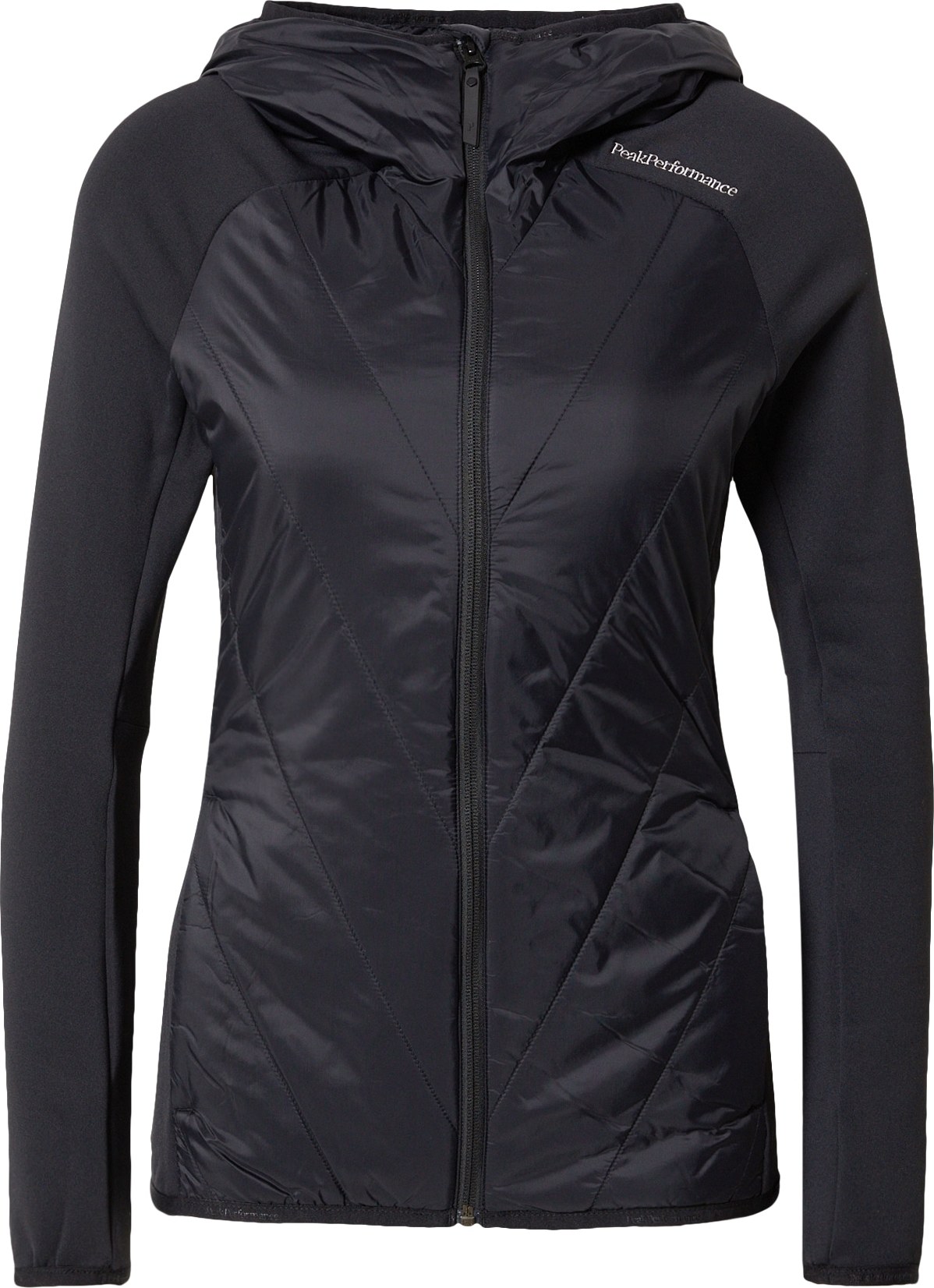 PEAK PERFORMANCE Outdoorová bunda černá / bílá