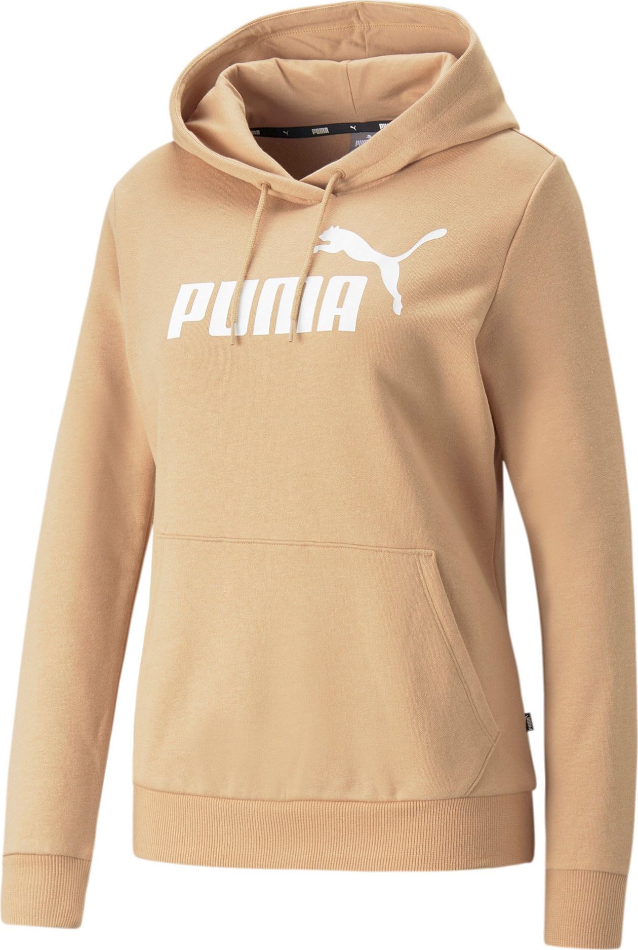 PUMA Mikina písková / bílá