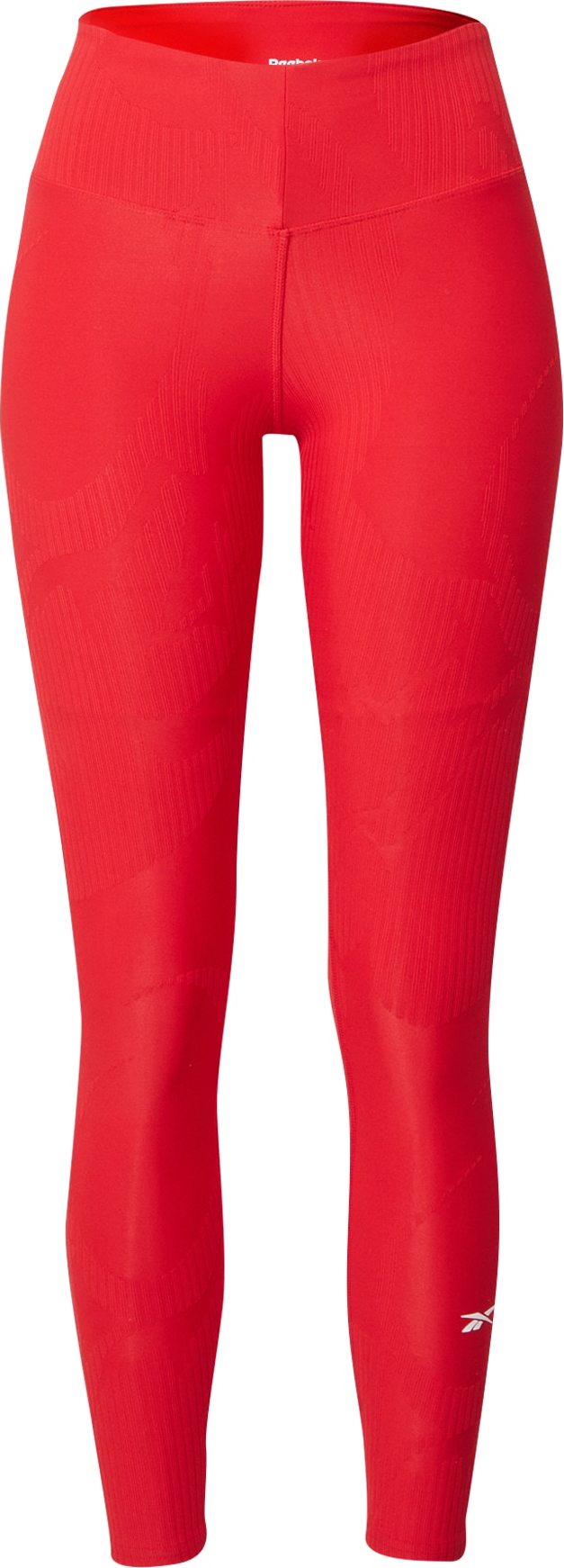 Reebok Sport Sportovní kalhoty červená / bílá