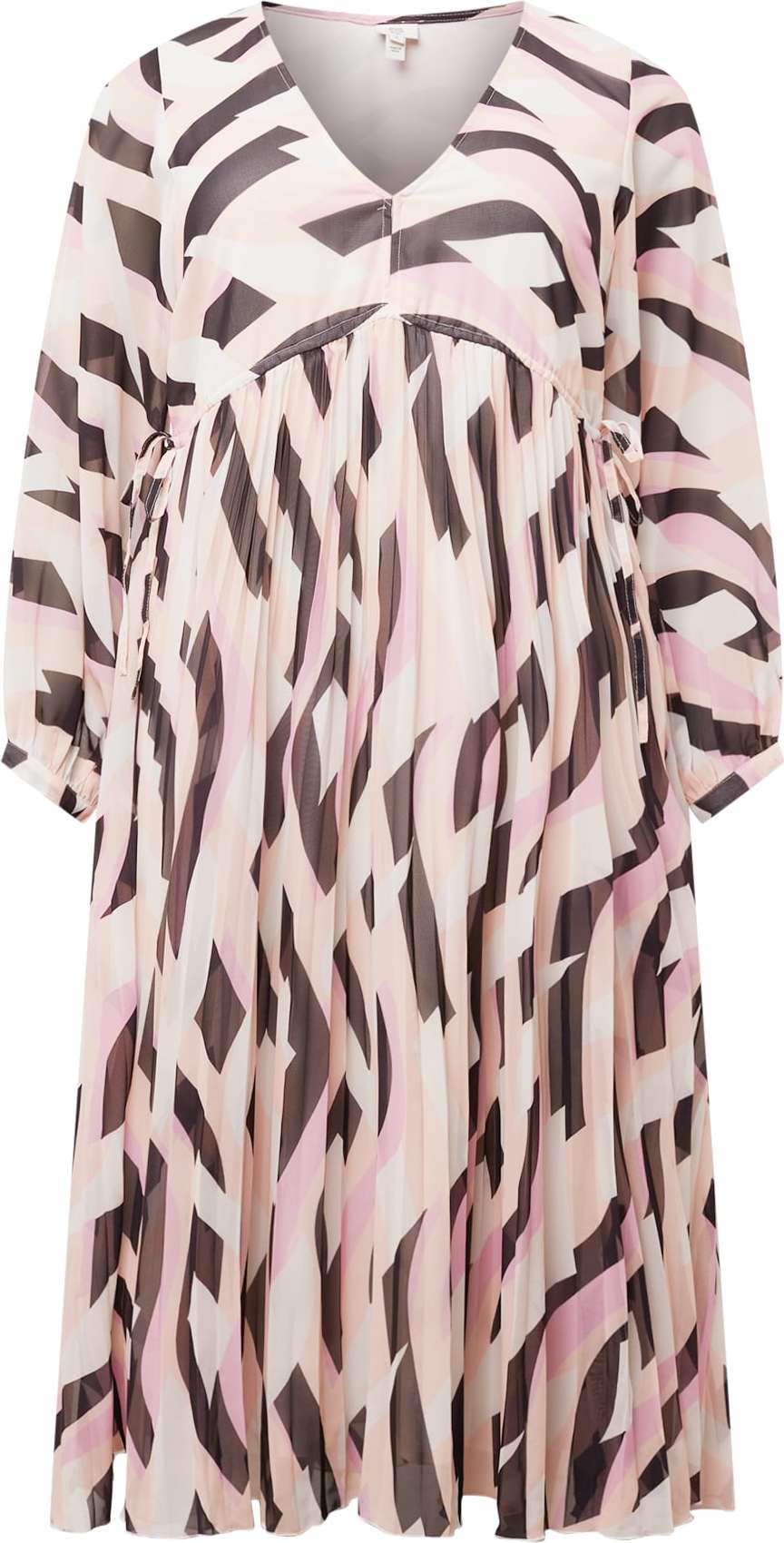 River Island Plus Šaty pudrová / světle růžová / černá / bílá