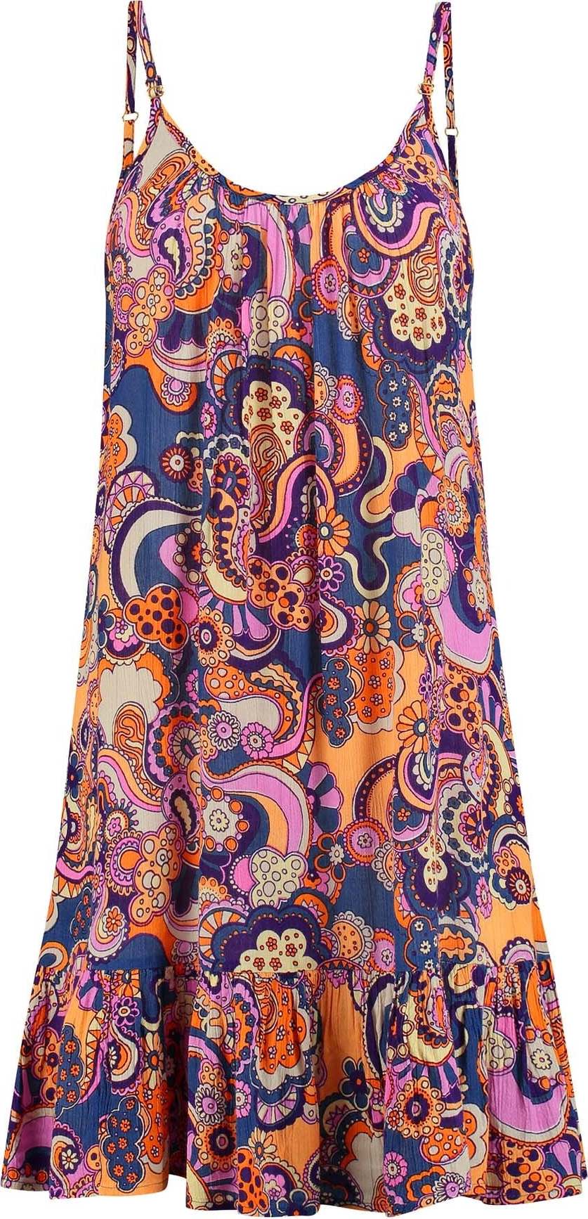 Shiwi Letní šaty 'Ibiza' béžová / modrá / oranžová / světle růžová