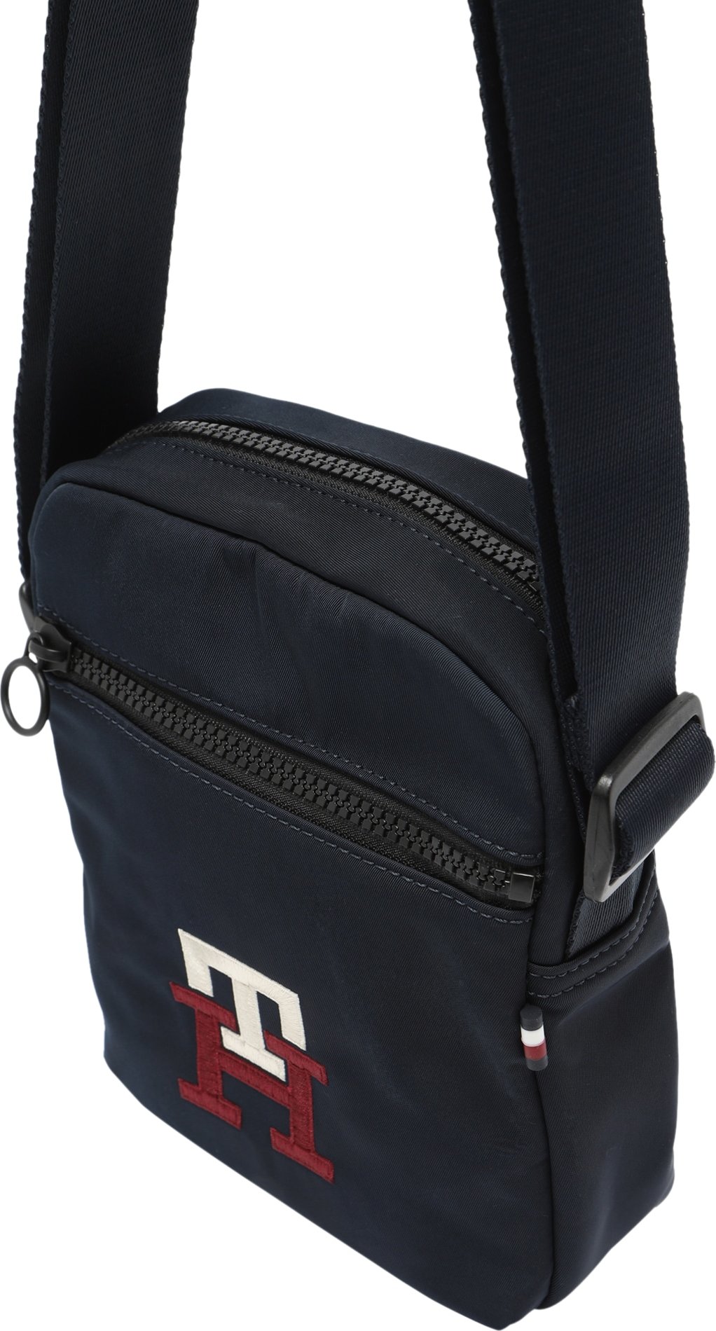 TOMMY HILFIGER Taška přes rameno noční modrá / červená / bílá