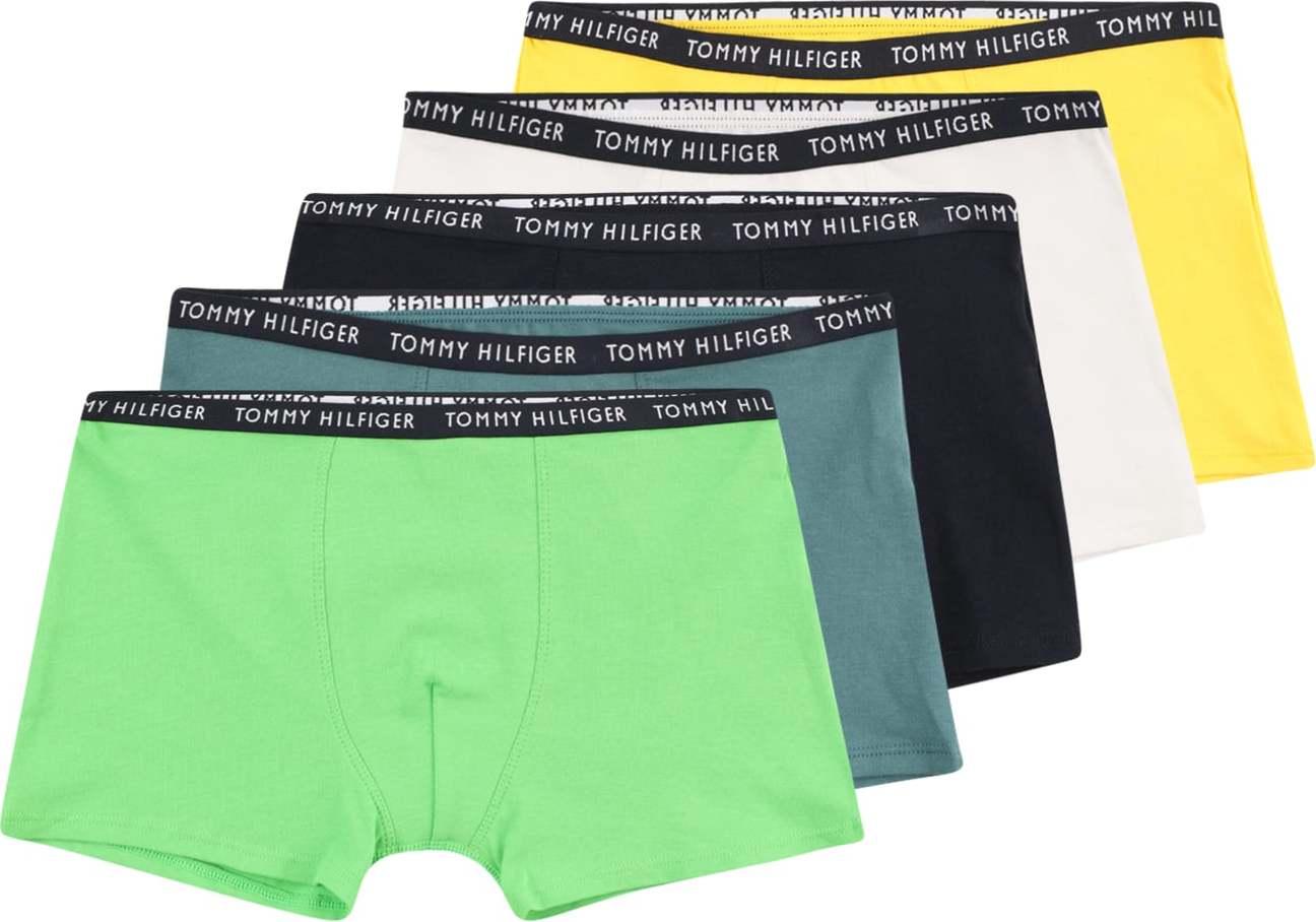 Tommy Hilfiger Underwear Spodní prádlo zlatě žlutá / světle zelená / černá / bílá