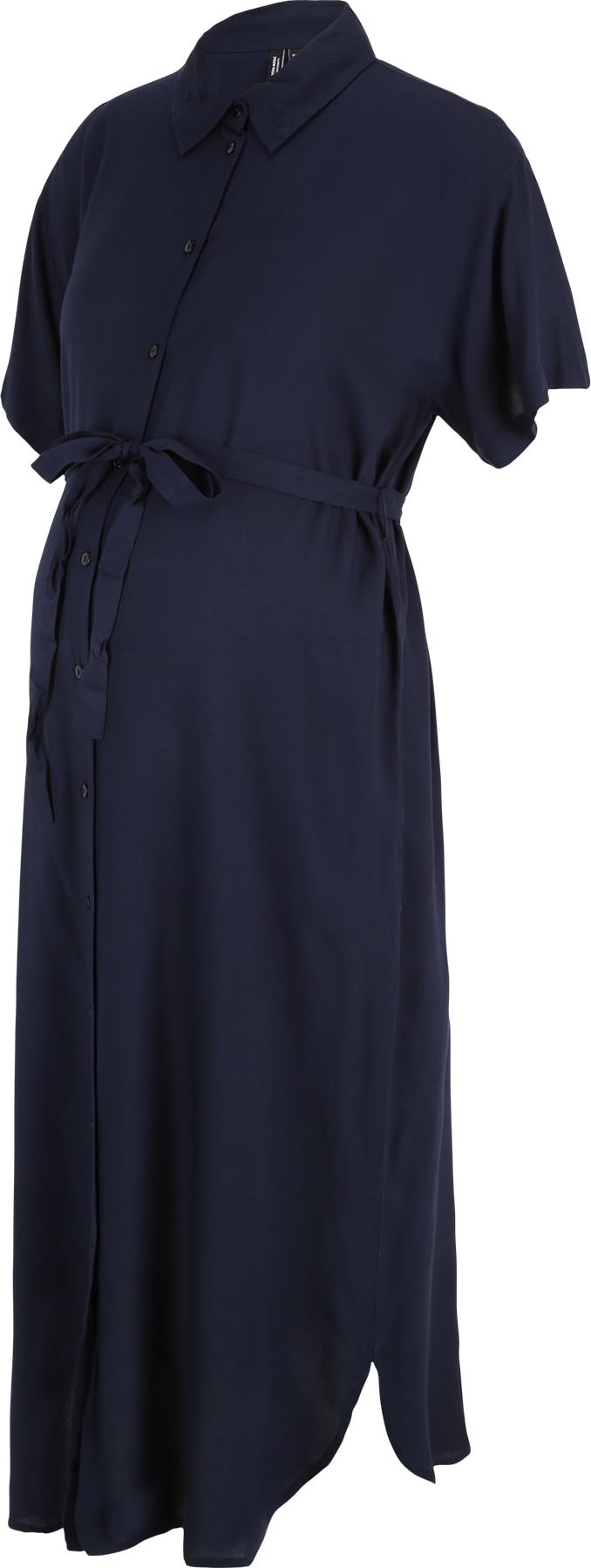 Vero Moda Maternity Košilové šaty 'BUMPY' námořnická modř