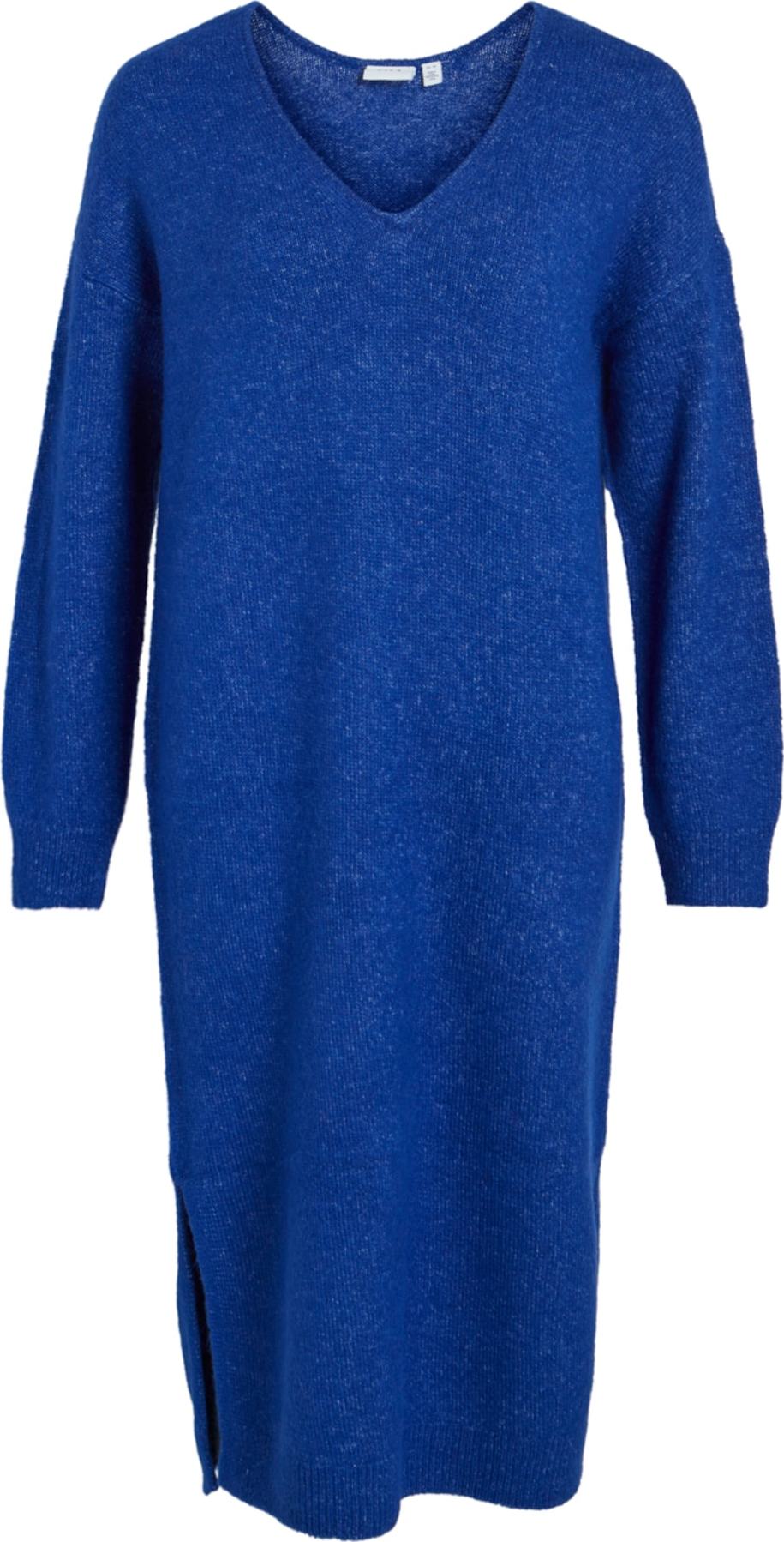 VILA Úpletové šaty 'FIMI' kobaltová modř