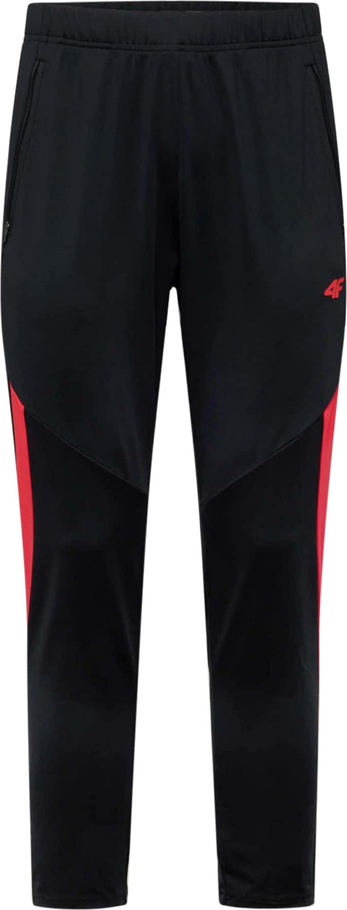 4F Sportovní kalhoty červená / černá
