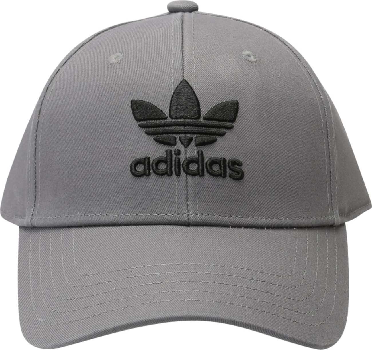 ADIDAS ORIGINALS Kšiltovka šedá / černá