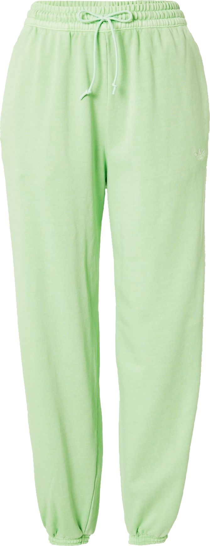 ADIDAS ORIGINALS Kalhoty svítivě zelená / světle zelená / bílá