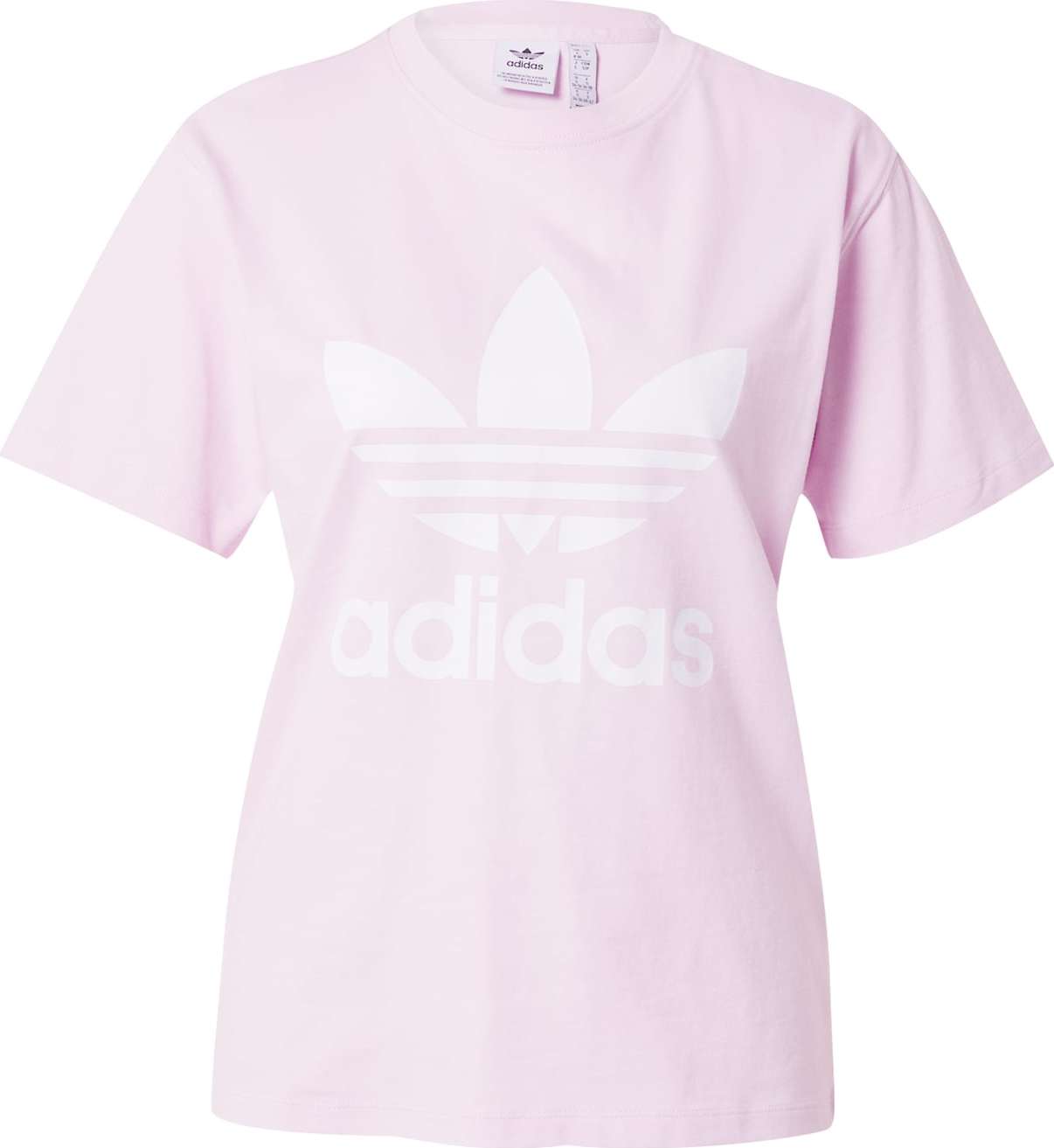 ADIDAS ORIGINALS Tričko pastelová fialová / bílá