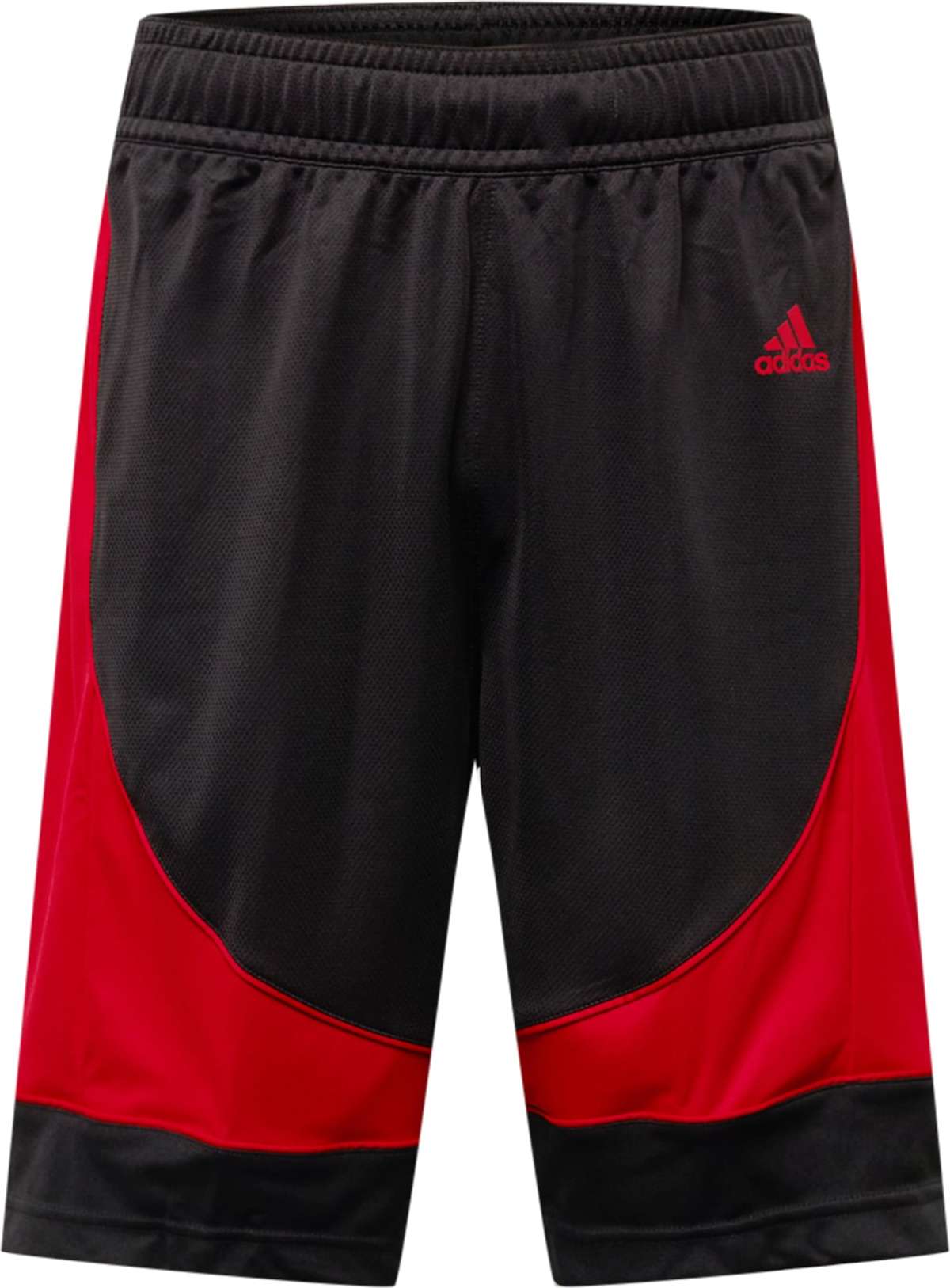 ADIDAS SPORTSWEAR Sportovní kalhoty červená / černá