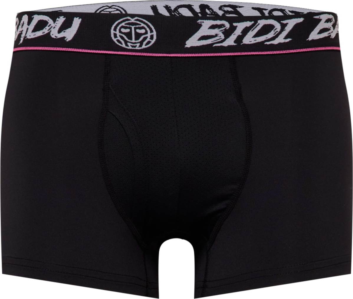 BIDI BADU Sportovní spodní prádlo 'Max' šedá / svítivě růžová / černá