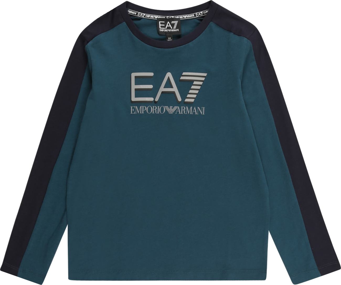 EA7 Emporio Armani Tričko tmavě modrá / šedá / černá