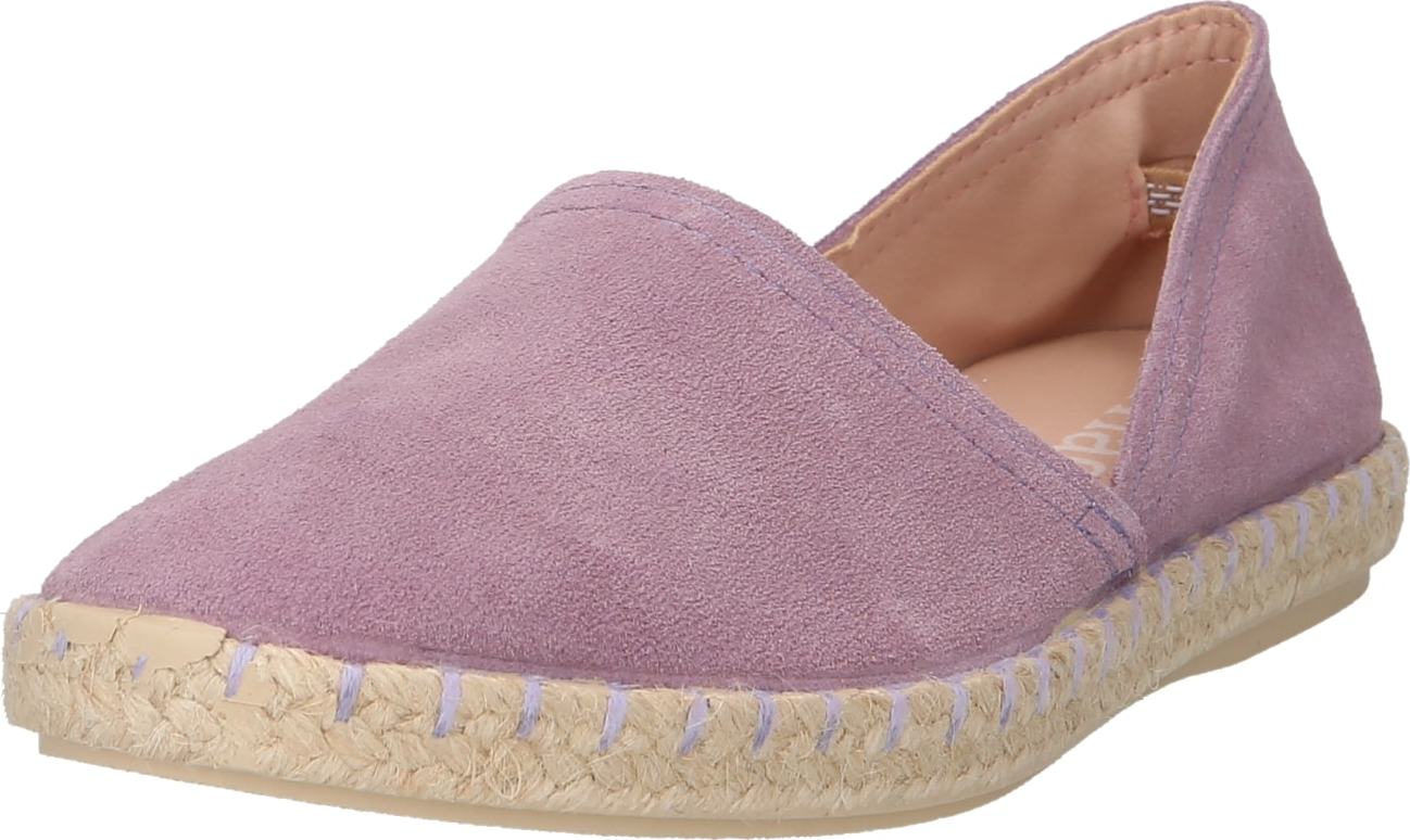 MACARENA Espadrilky 'SERRAJE' světle fialová