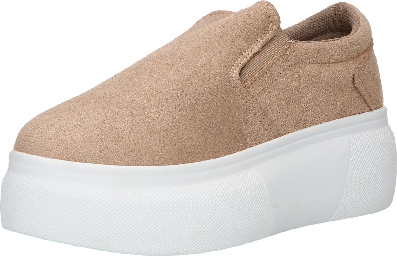NLY by Nelly Slip on boty velbloudí