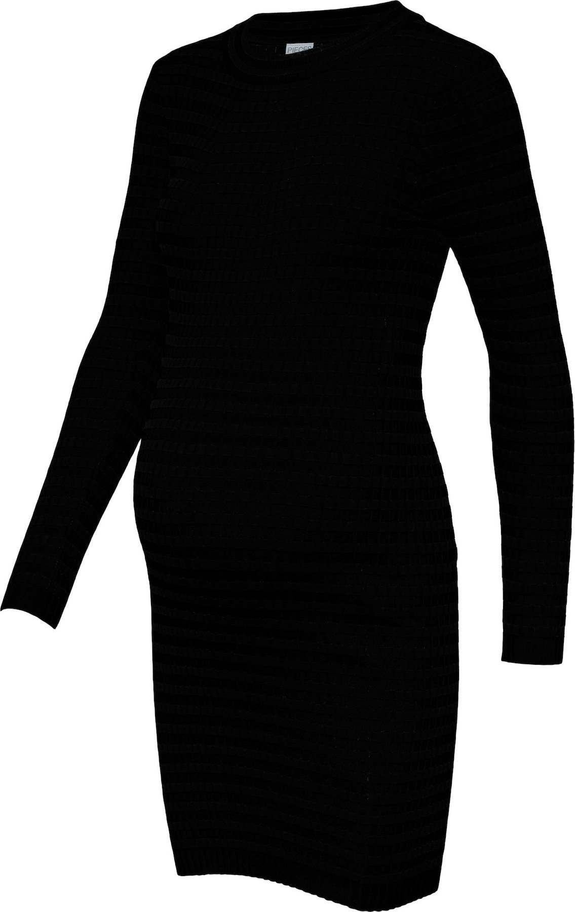 Pieces Maternity Úpletové šaty 'CRISTA' černá