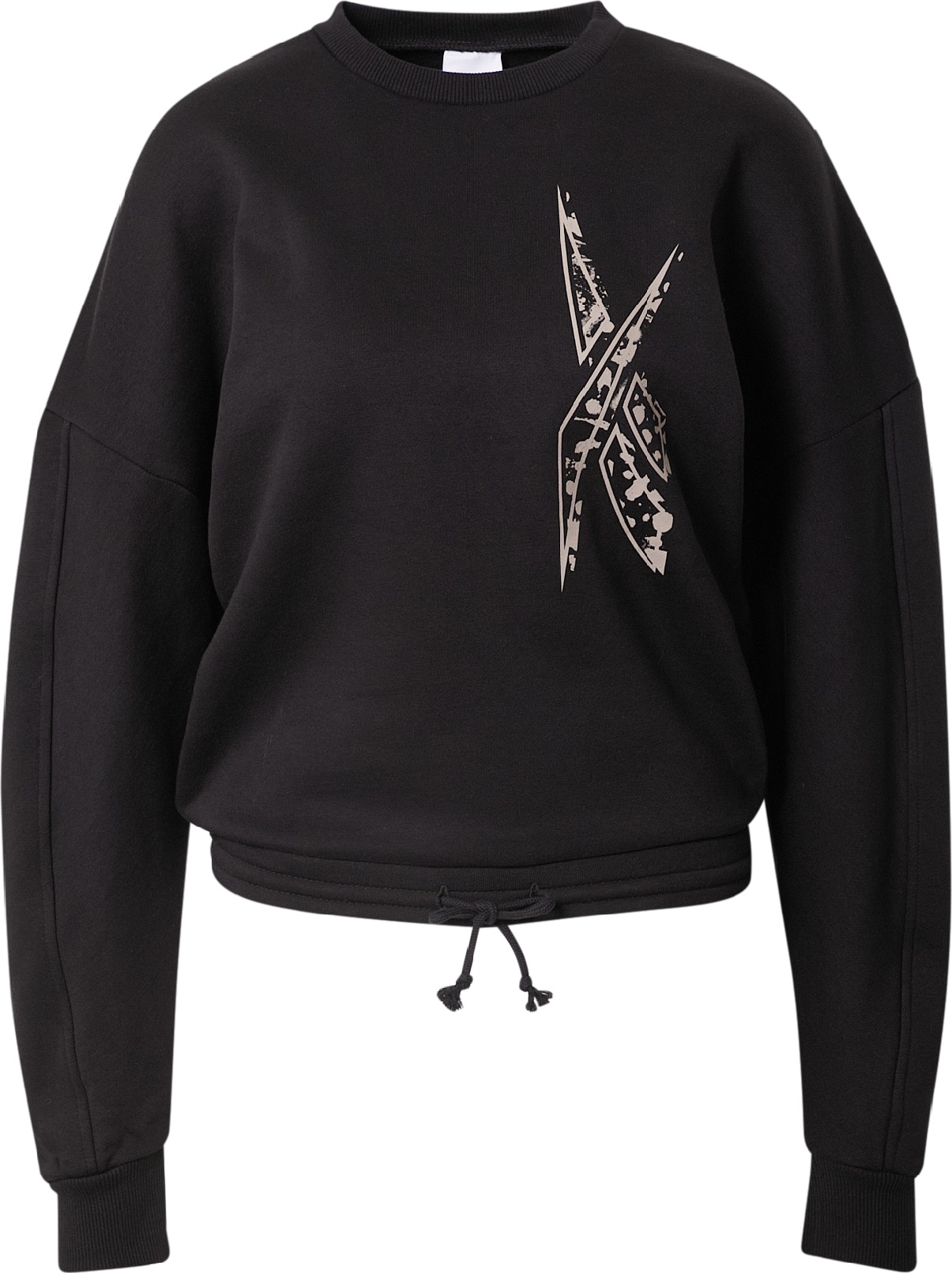 Reebok Sport Sportovní mikina 'Safari' světle šedá / černá