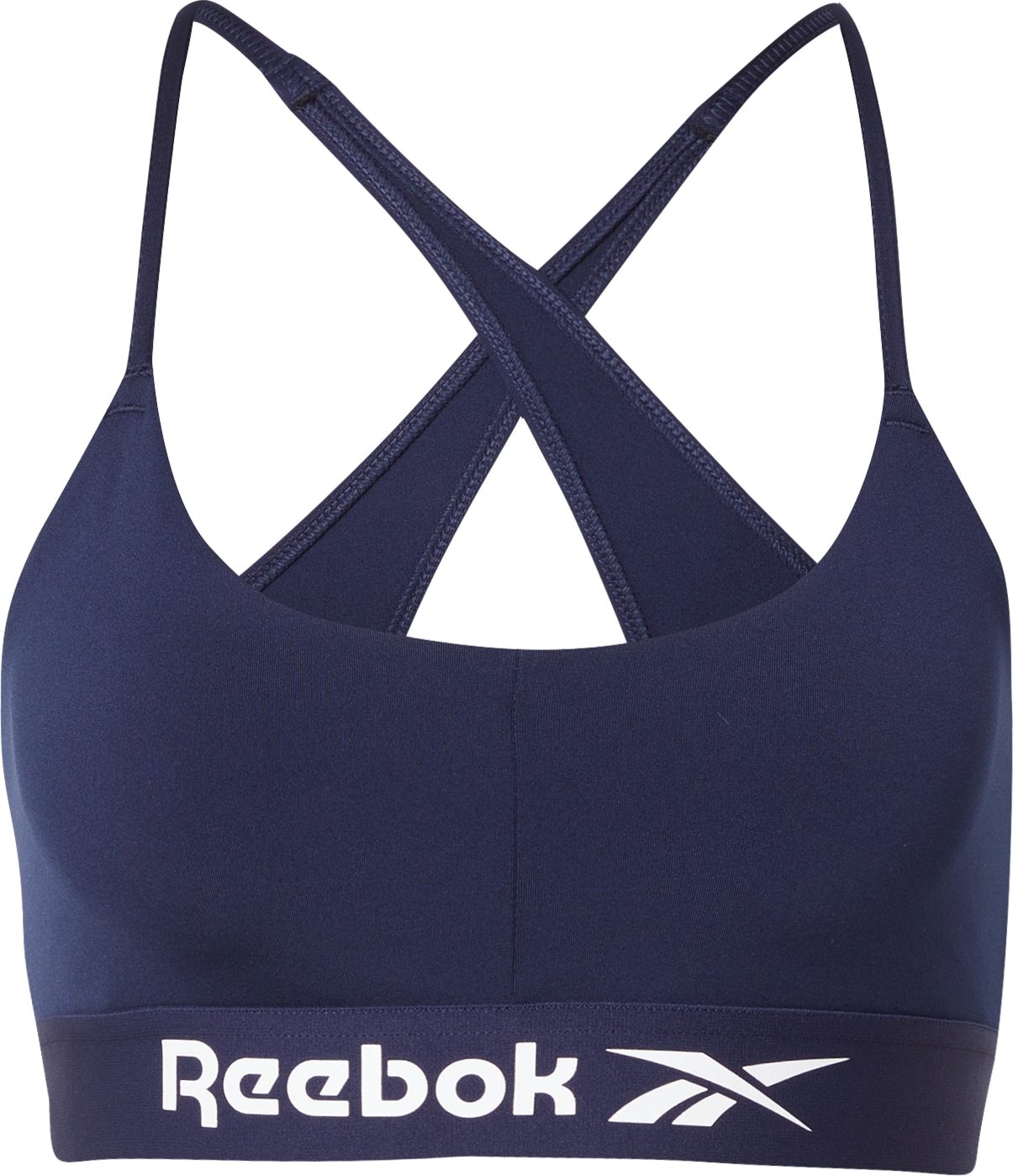 Reebok Sport Sportovní podprsenka tmavě modrá / bílá