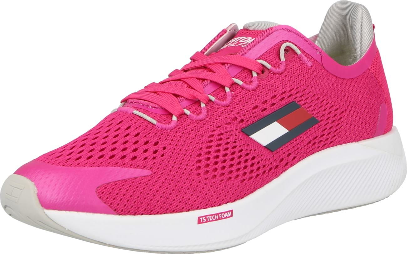 Tommy Sport Sportovní boty 'ELITE RACER' magenta