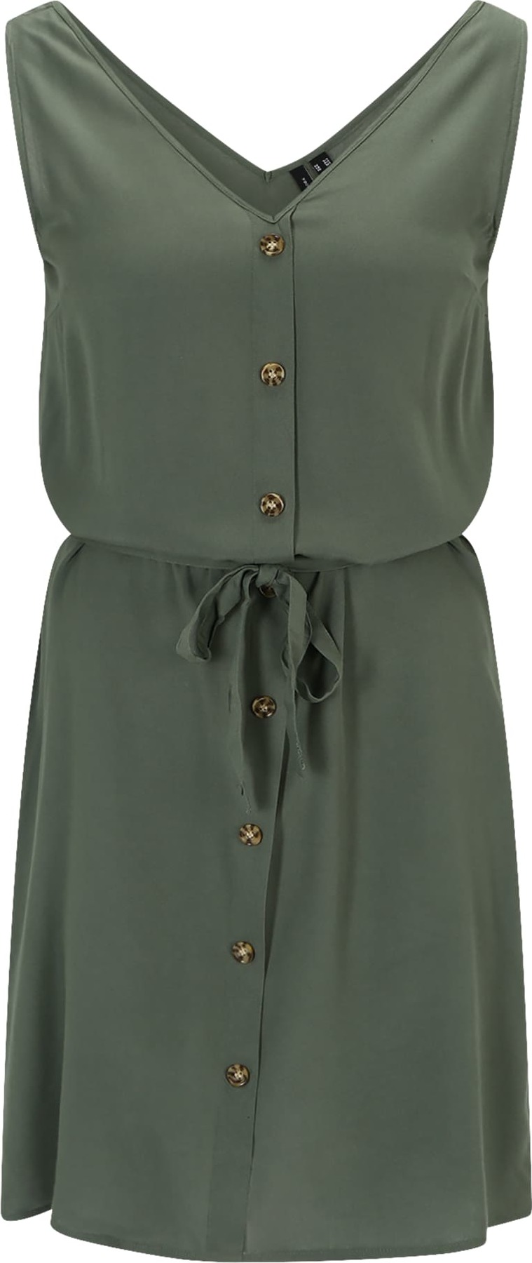 Vero Moda Tall Šaty 'BUMPY' tmavě zelená