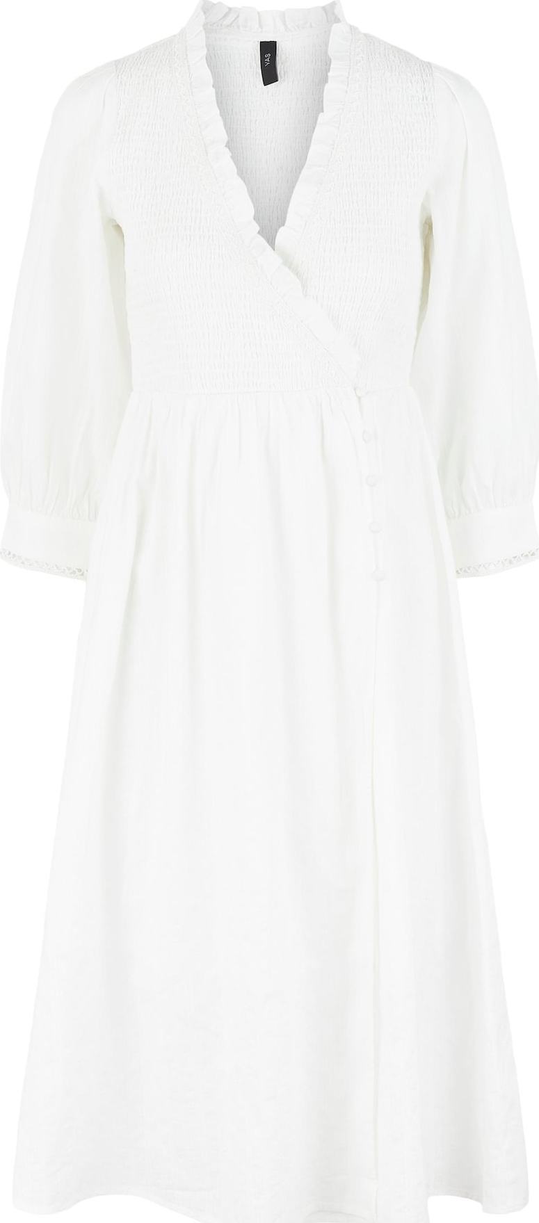 Y.A.S Košilové šaty bílá