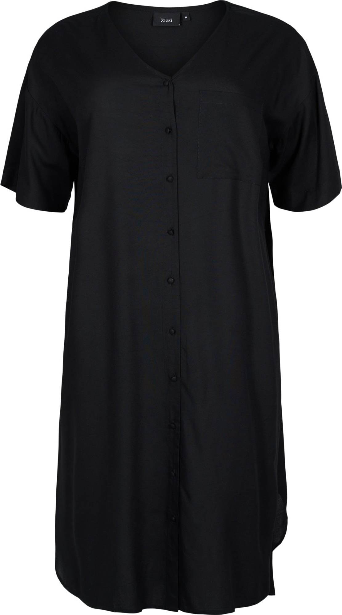 Zizzi Košilové šaty 'Emayse' černá