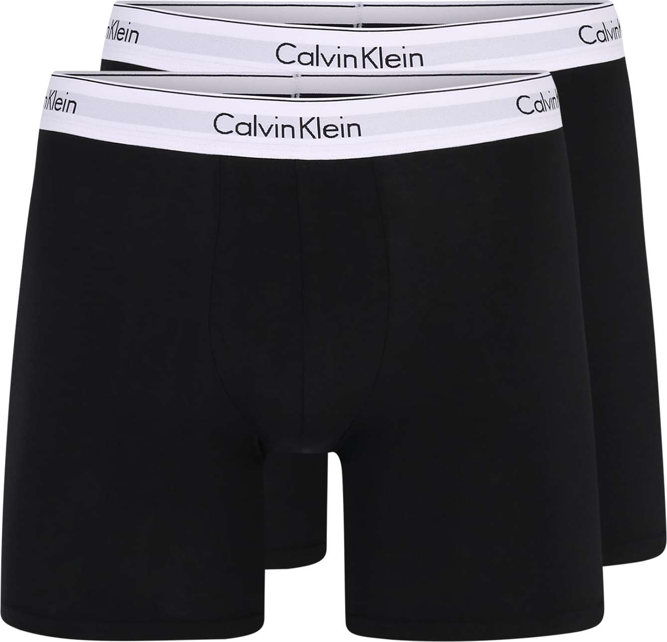 Calvin Klein Underwear Boxerky 'modern cotton' černá / bílá