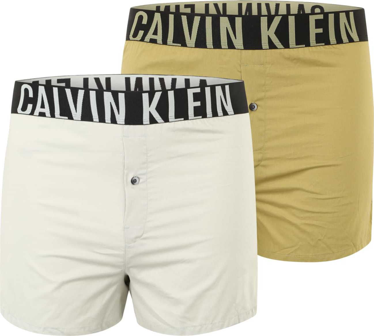 Calvin Klein Underwear Boxerky šedá / zelená / černá