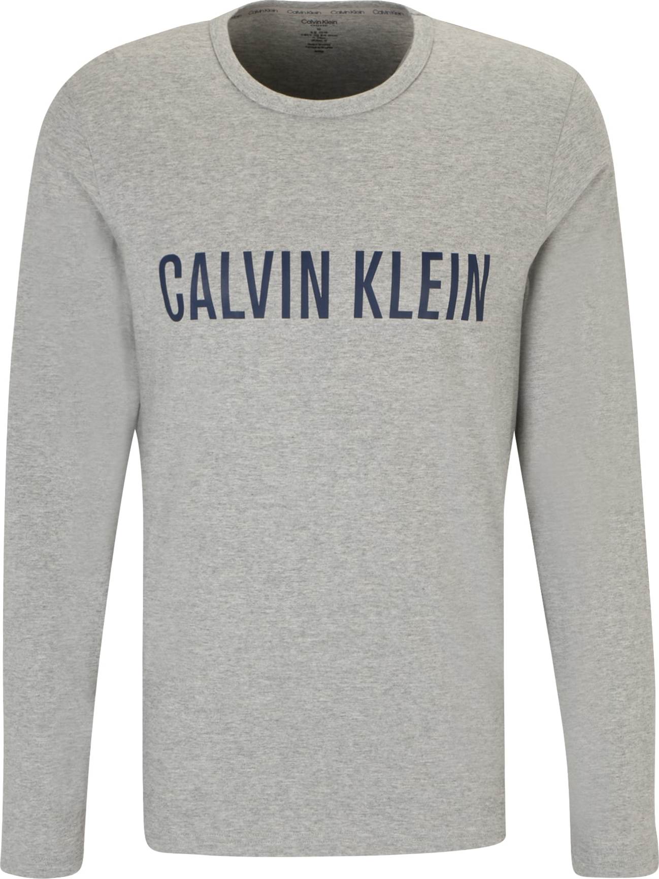 Calvin Klein Underwear Tričko 'Intense Power' marine modrá / šedý melír
