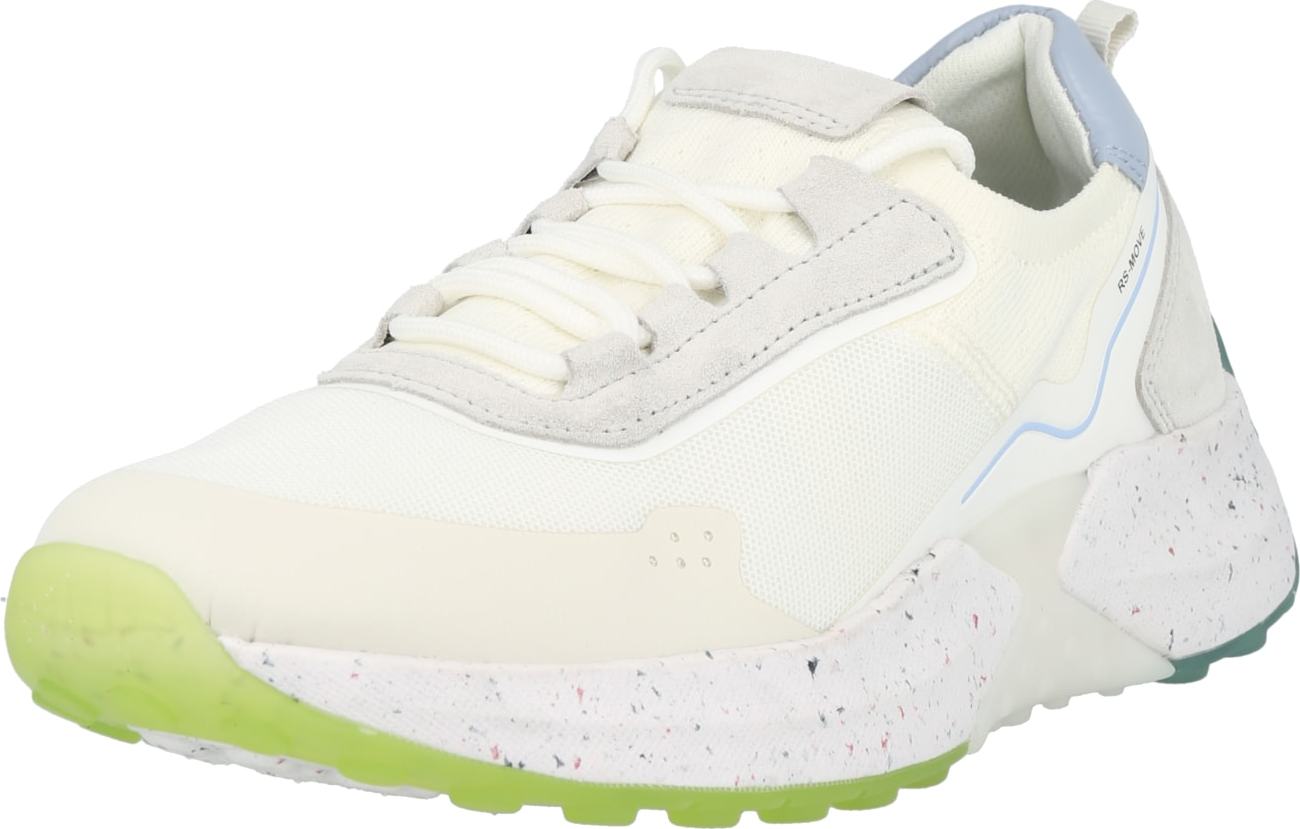 GABOR Tenisky kouřově modrá / světle šedá / světle zelená / bílá