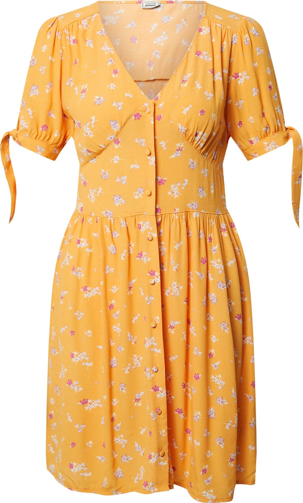 Pimkie Letní šaty 'D-TORI' krémová / oranžová / pink