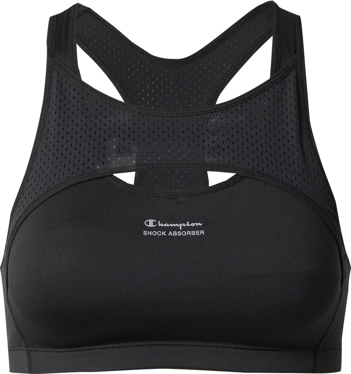 SHOCK ABSORBER Sportovní podprsenka černá / bílá