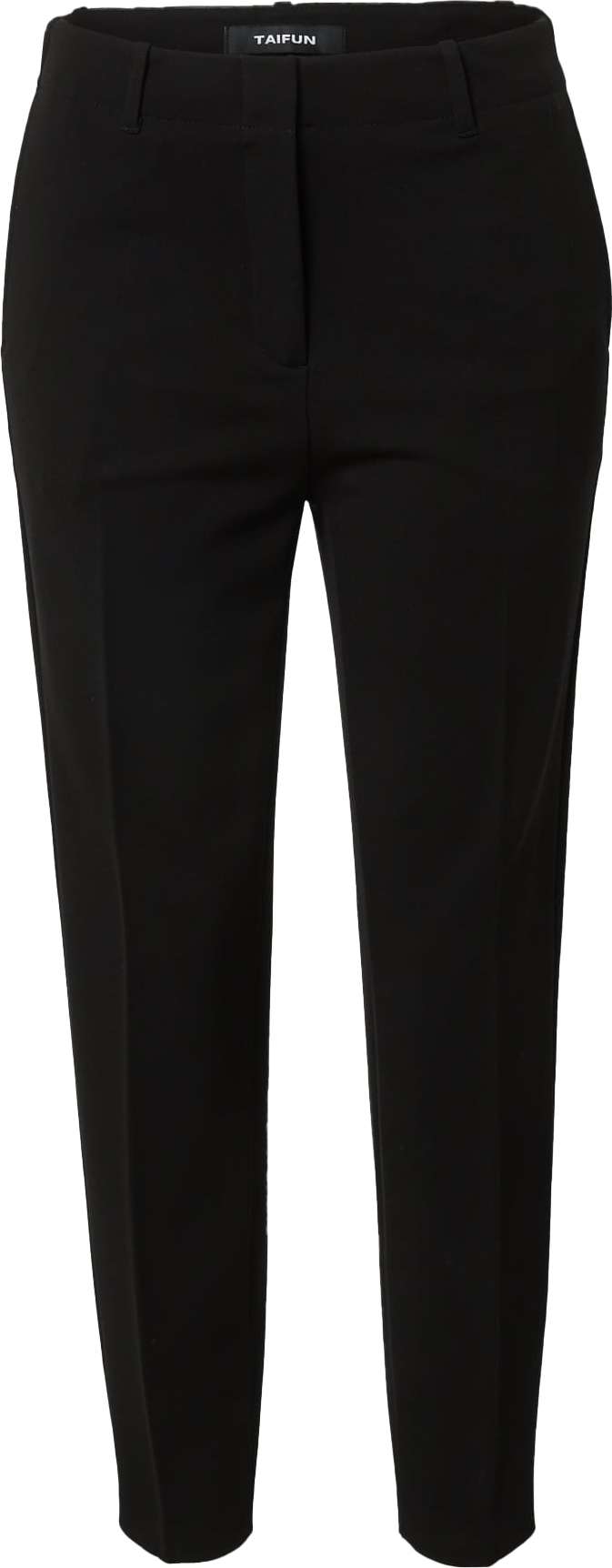 TAIFUN Kalhoty s puky černá