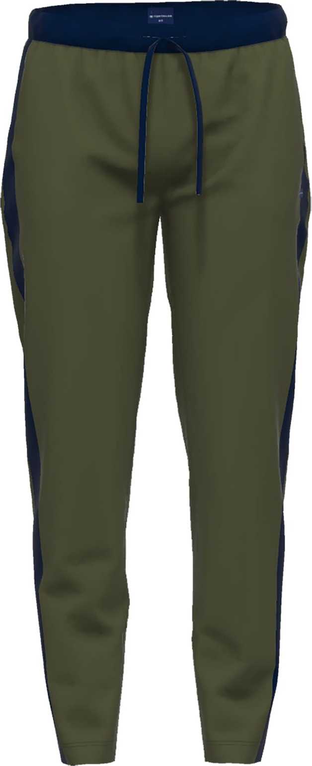TOM TAILOR Pyžamové kalhoty námořnická modř / tmavě zelená