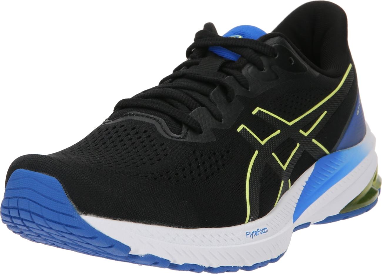 Běžecká obuv ASICS modrá / svítivě žlutá / černá