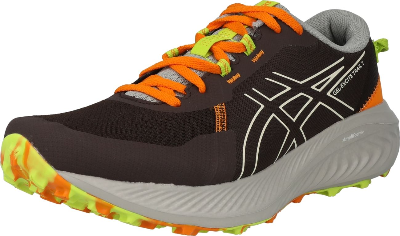 Běžecká obuv 'GEL-EXCITE TRAIL 2' ASICS hnědá / oranžová / černá / bílá