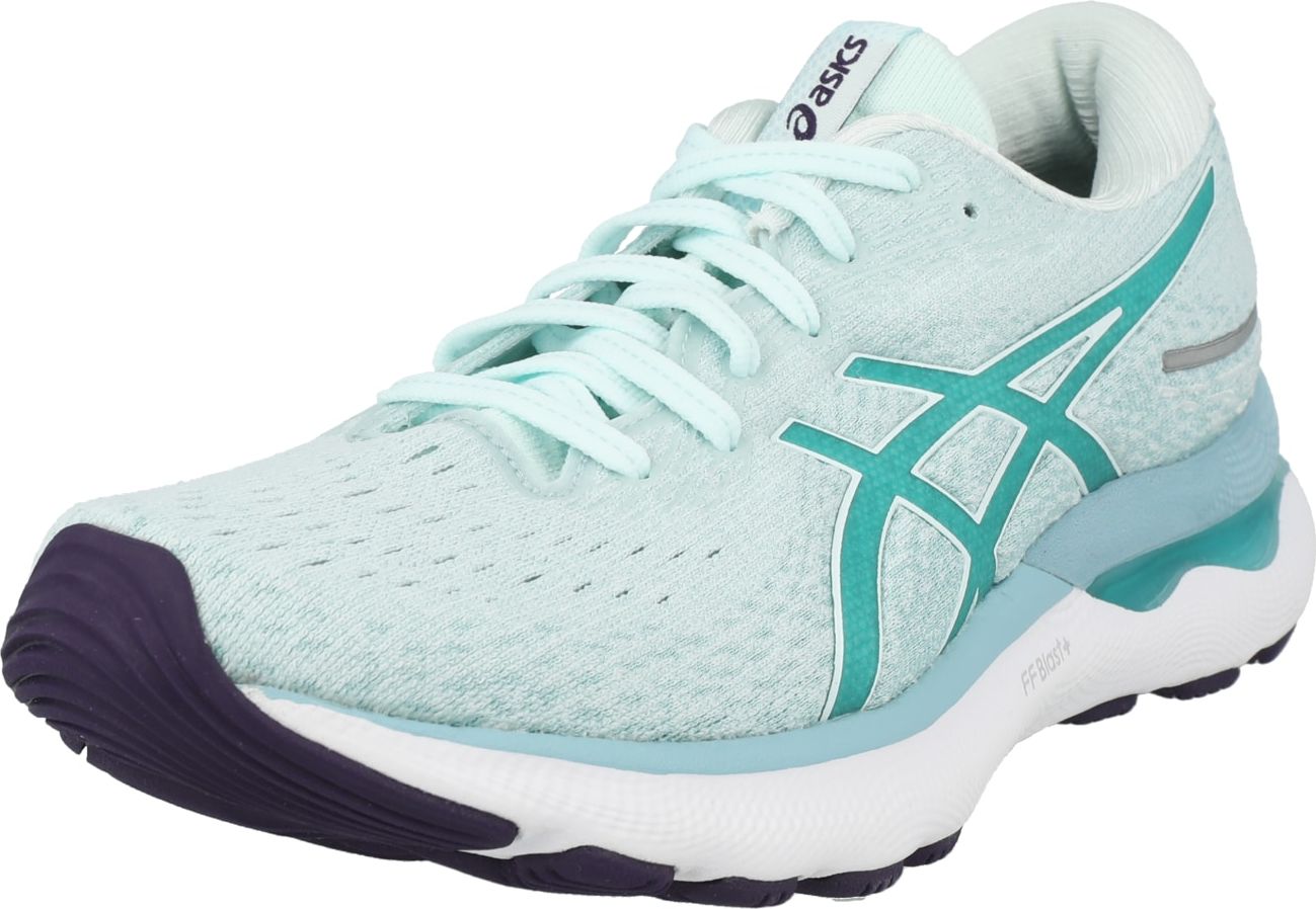 Běžecká obuv 'Nimbus 24' ASICS tyrkysová / světlemodrá