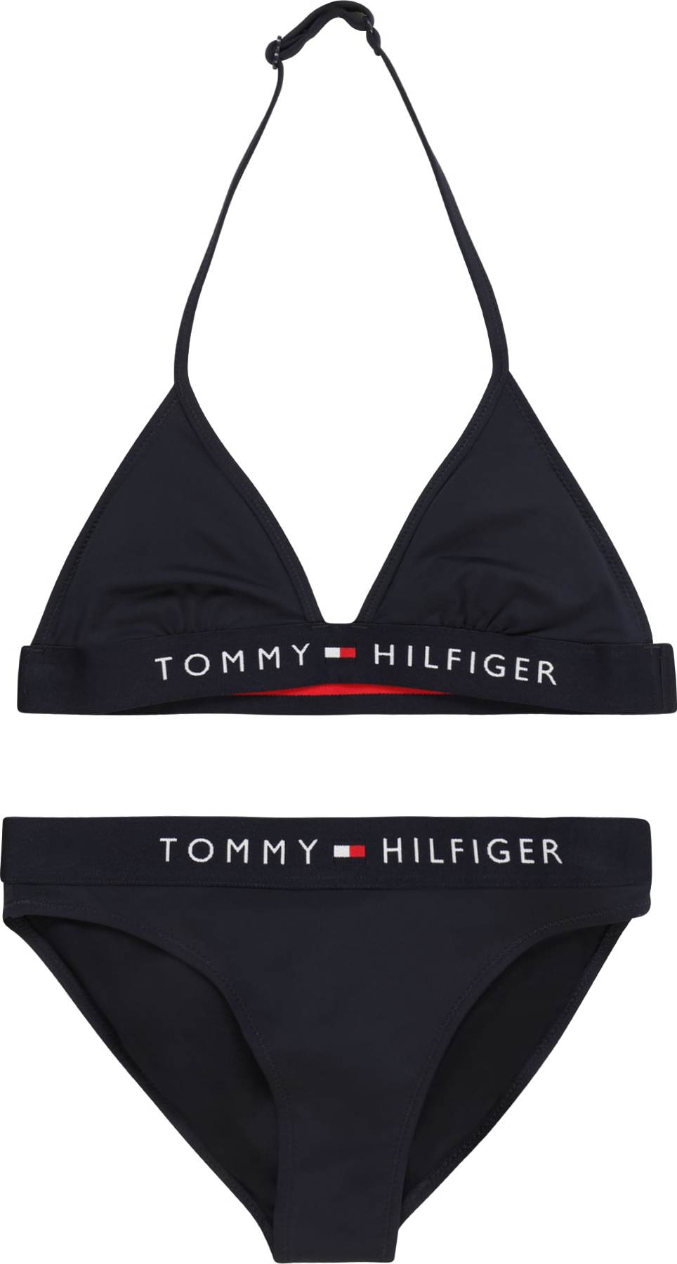 Bikiny Tommy Hilfiger Underwear noční modrá / červená / bílá
