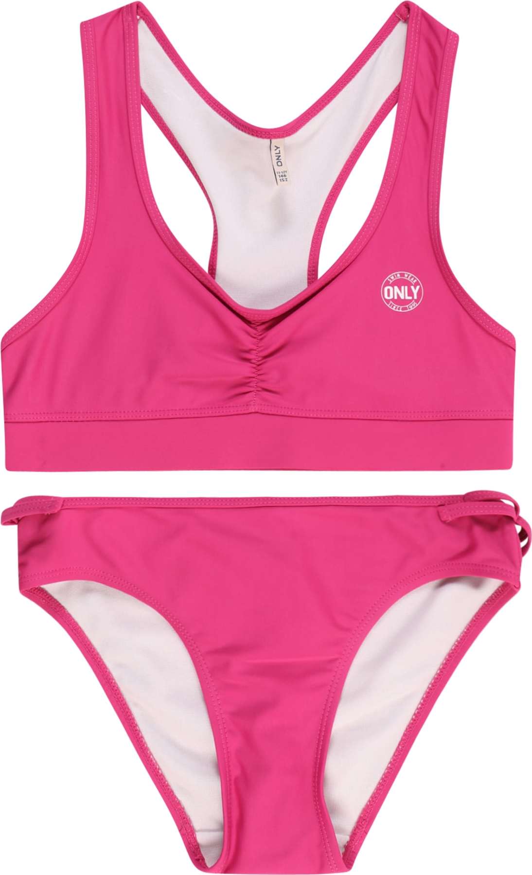 Bikiny 'MARIE' KIDS ONLY fuchsiová / bílá