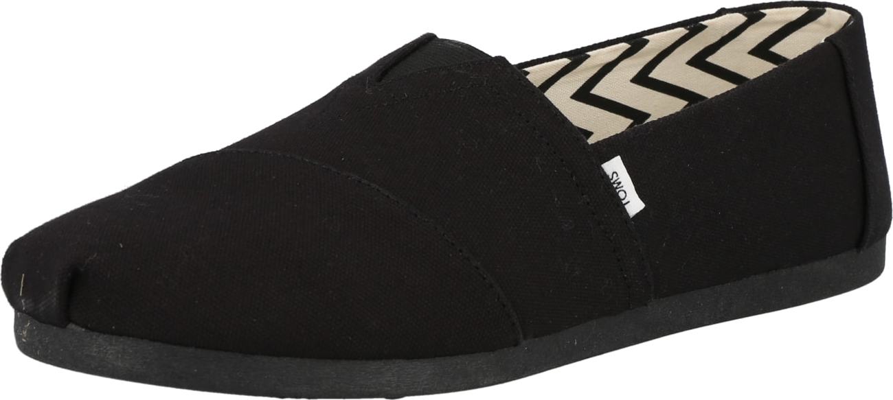 Espadrilky 'ALPARGATA' TOMS černá