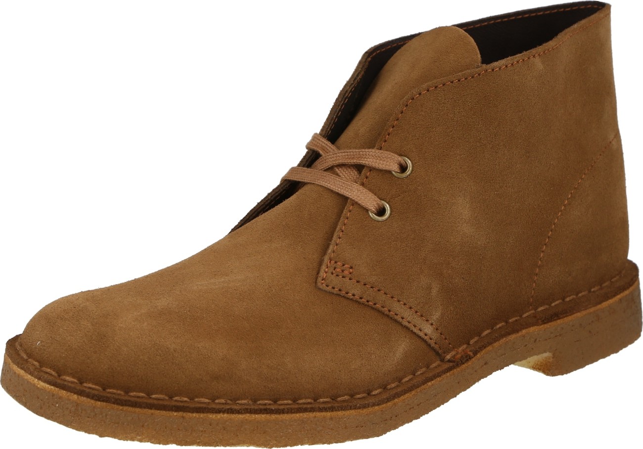 Kotníkové boty Clarks Originals hnědá