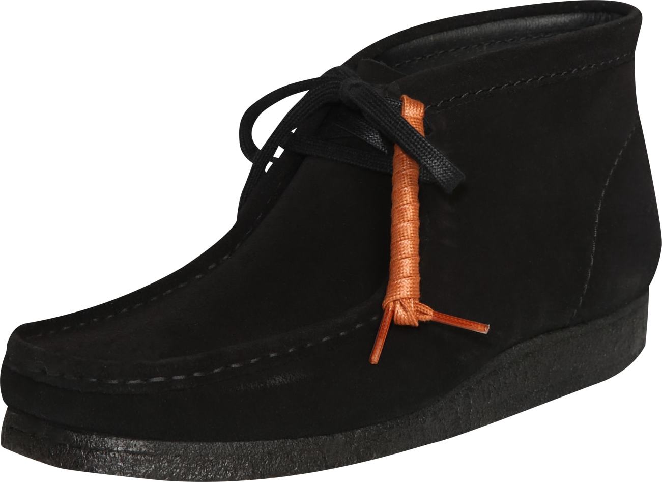 Kotníkové boty 'Wallabee' Clarks Originals černá